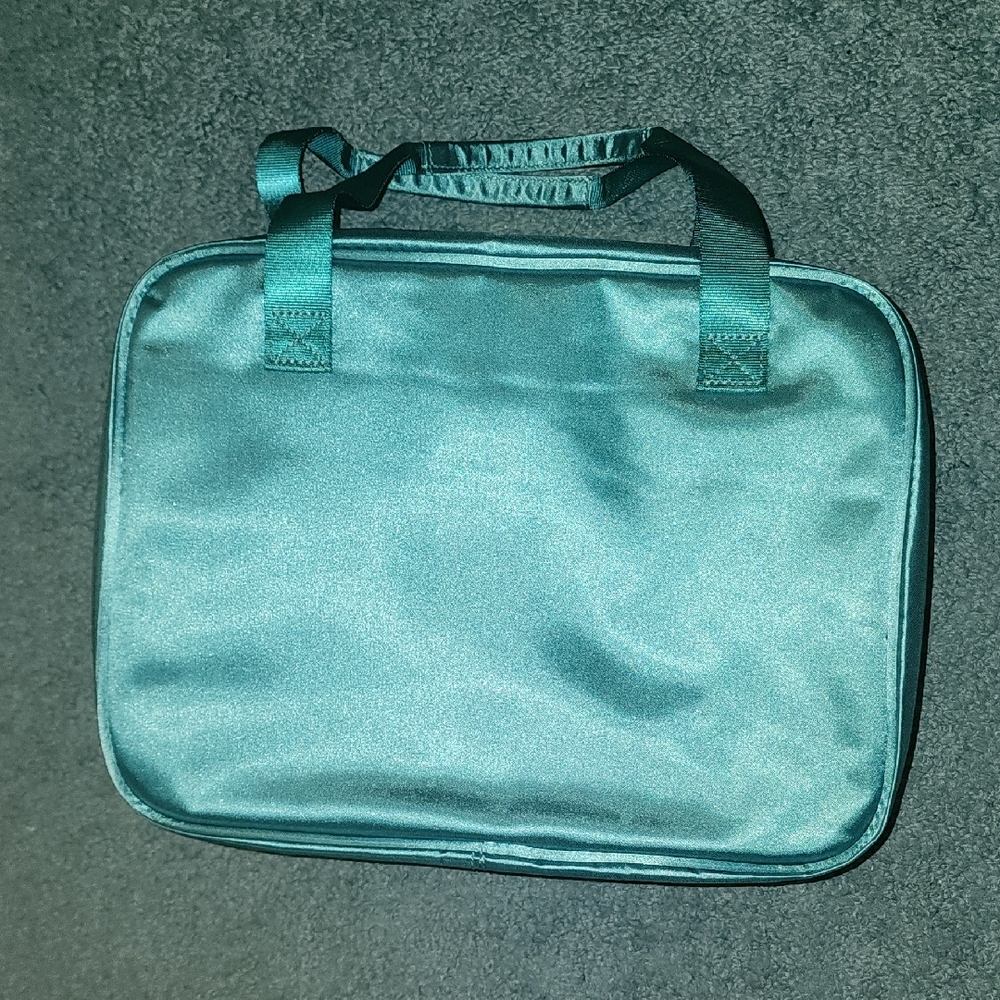 Joy Mangano Teal Cosmetic Bag - Picture 4 of 5